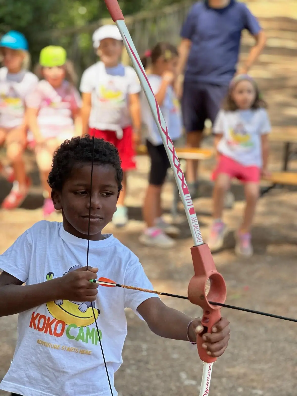 Children at KokoCamp, the English summer camp in Martina Franca