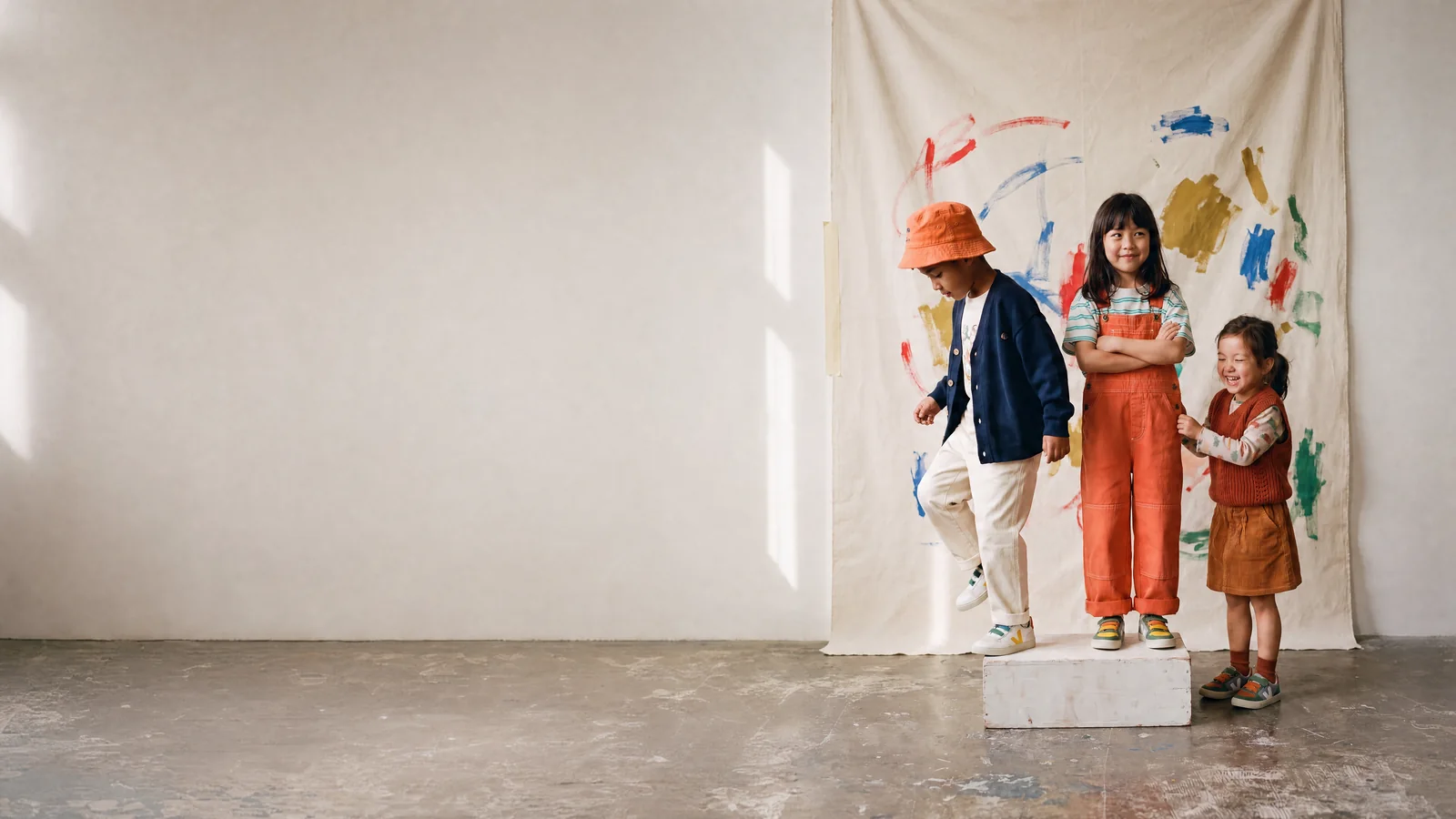 Happy children and teens living English with KOKOland