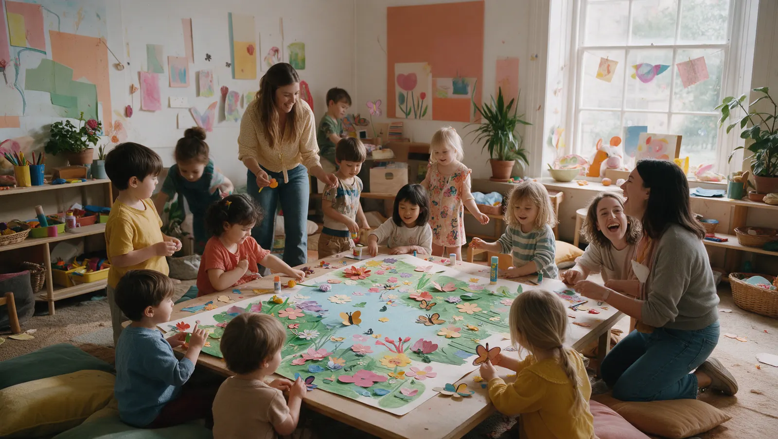 Children at the KOKOland Creative Lab